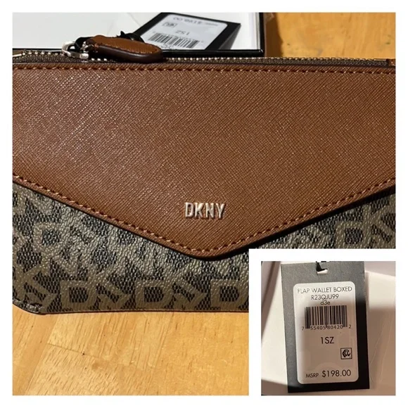 🛍️🏆Host Pick🏆 #793 NWT DKNY Wallet - Picture 2 of 13